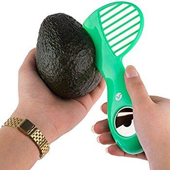 Image: Vremi 3 in 1 Avocado Slicer and Pitter Tool | Avocado Peeler Cutter Masher and Skinner for Kitchen to Slice and Scoop Avocados | Stainless Steel Pitter | Avocado Kitchen Tool Utensil