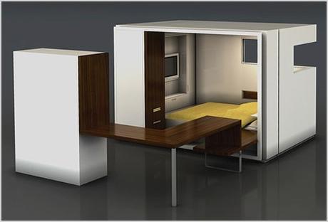 affordable simple stylish fold out bedroom design