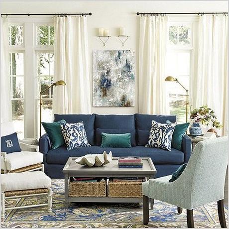 navy blue couches