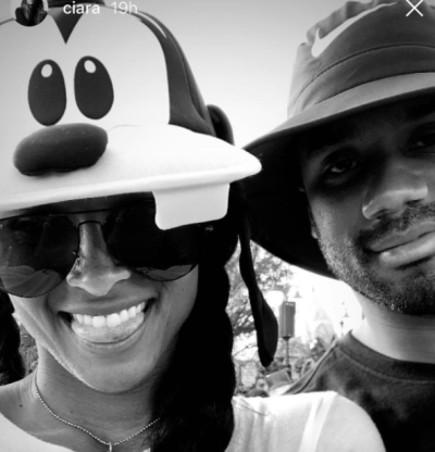 Ciara & Russell Wilson Enjoy Some Family Time At Disney World