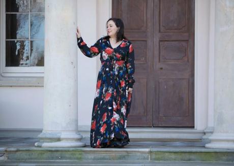 What I Wore: Unique Vintage Floral Dress