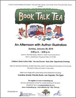 Save the date! Book Talk Tea, Thousand Oaks Library, CA