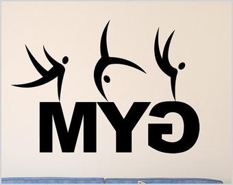 gymnastics wall decals