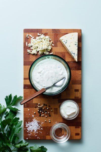 Keto blue-cheese dressing