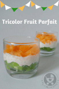 Tricolor Fruit Parfait