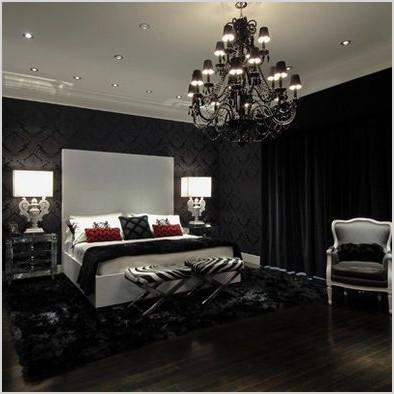 black bedrooms
