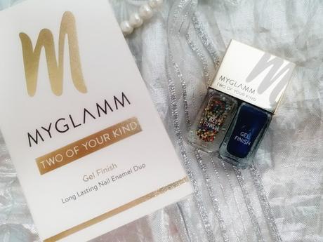 MyGlamm Two Of Your Kind Long Lasting Gel Finish Nail Enamel Duo in Party Popper