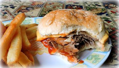 Hot Roast Beef and Cheese Sandwiches