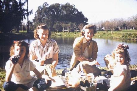 Kodachrome Picnic 1940s Kodachrome Picnic 1940s