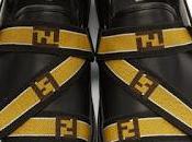 Strapped Takeoff: Fendi Black Logo Strap Sneaker
