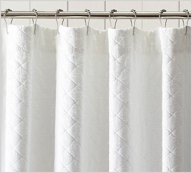 diamond matelasse shower curtain white traditional shower curtains