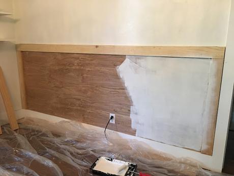 My latest DIY: Wainscot Wall with Picture Ledge My latest DIY: Wainscot Wall with Picture Ledge