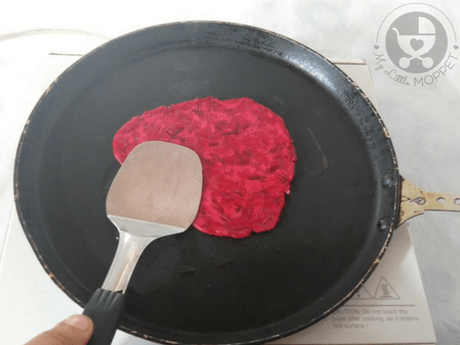 Beetroot Paratha for Toddlers