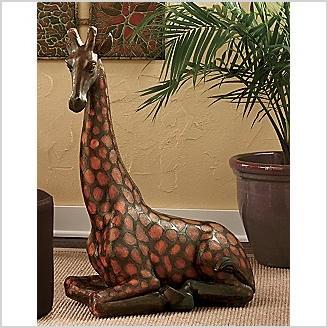 giraffe statue for home decor i own this giraffe and named her tillie she is
