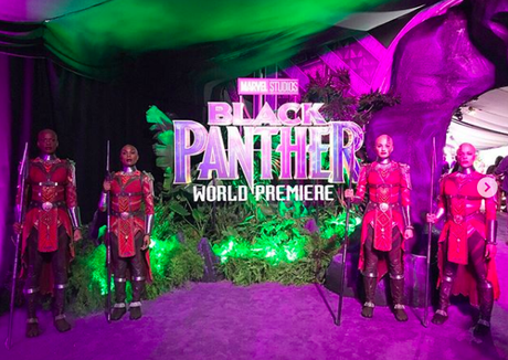 [Pics!] The Black Panther Purple Carpet Hollywood Premiere Was Lit!
