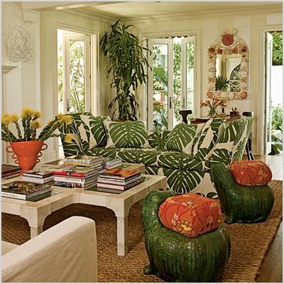 classic tropical island home decor