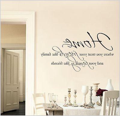 family quotes wall art stickers
