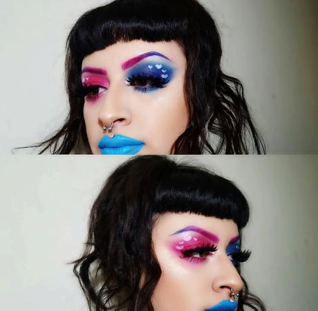 Wear Your Heart on Your Eyes, try this crazy eye makeup on This Valentine’s Day