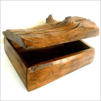 natural wood box rustic box driftwood reclaimed wooden box teak wood box handmade home art decor zen art gift 9 quot x6 25 quot x4 25 quot