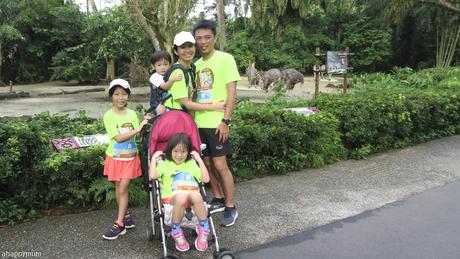 My little troopers at Safari Zoo Run 2018