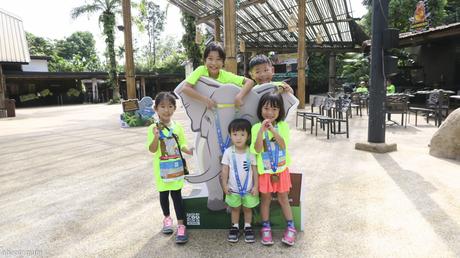 My little troopers at Safari Zoo Run 2018