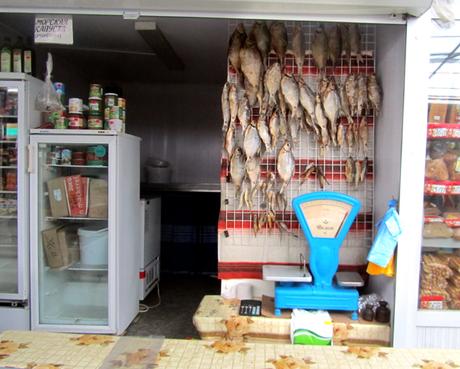 Chisinau market dried fish