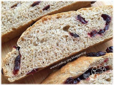 Wholemeal Cranberry Bread 全麦蔓越莓面包