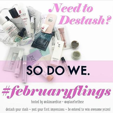 Looking for challenge in february, #februaryflings hosted by @skincareblue @aplaceforthese is about destashing, perfect for after ABNewYearStashChallenge 😄