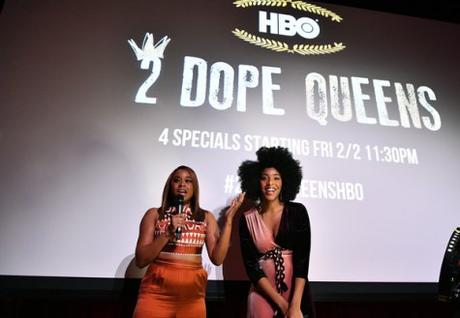 [Pics!] HBO’s ‘2 Dope Queens’ NYC Slumber Party Premiere