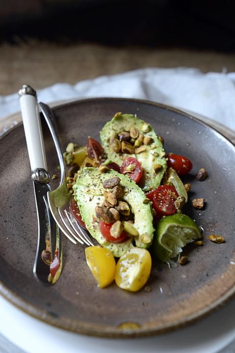 avocado tomato crunch