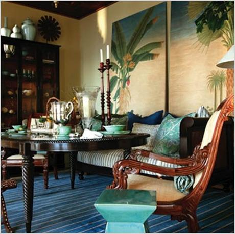 tropical british colonial interiors