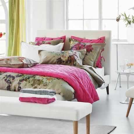 Sevanti Fuchsia Quilts & Shams design by Designers Guild