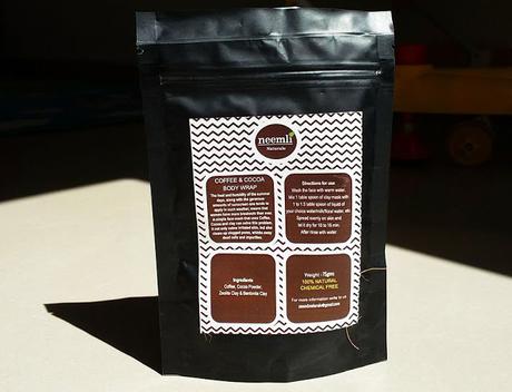 Trying Out Coffee and Cocoa Body Wrap From Neemli Naturals