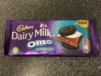 Today's Review: Cadbury Dairy Milk Oreo Sandwich