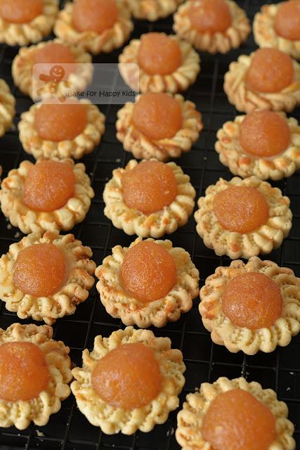 melt in the mouth open faced pineapple tarts