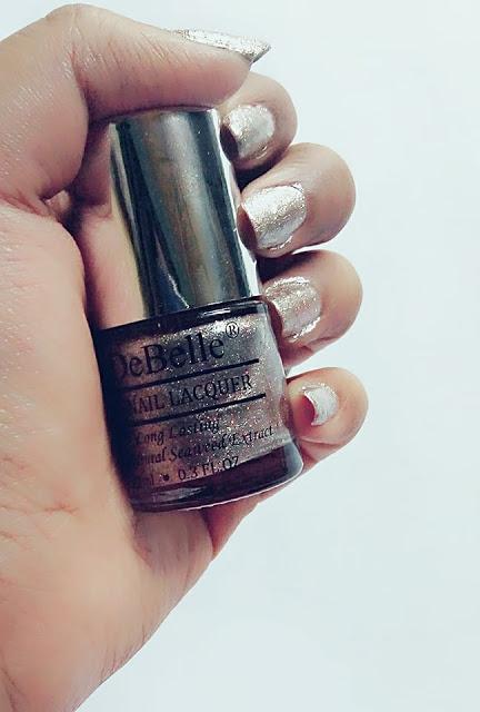 DeBelle Gel Nail Lacquer in Sparkling Dust Review