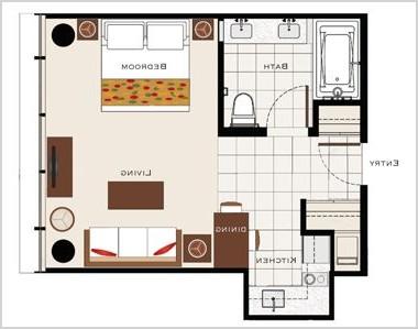 studio apartment layout design ideas