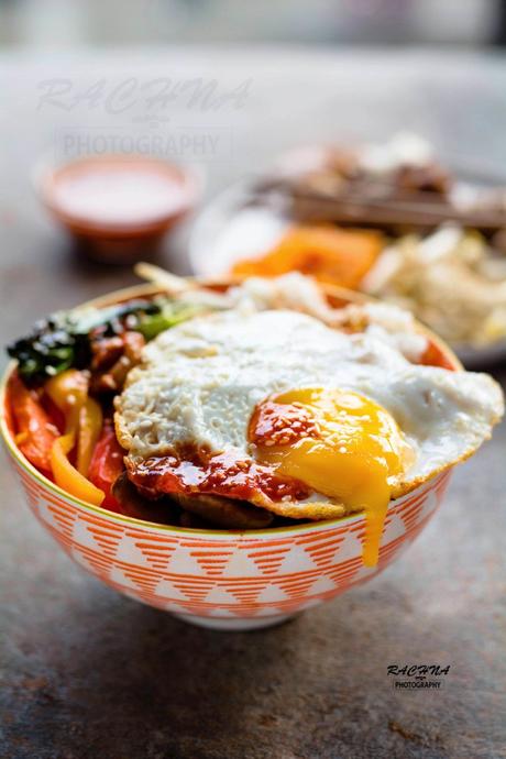 Korean Bibimbap recipe | Chicken Bibimbap recipe