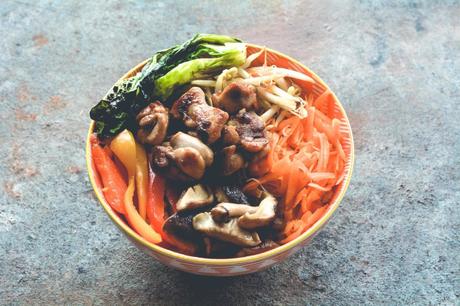 Korean Bibimbap recipe | Chicken Bibimbap recipe