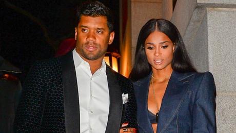 NYFW: Russell Wilson & Wife Ciara Attend Tom Ford Show