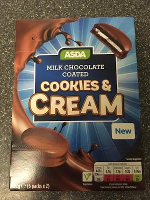 Today's Review: Asda Chocolate Coated Cookies & Cream