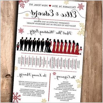 winter wedding silhouette program wedding party silhouette snowflake program meet the bridal party silhouette wedding program fan printable