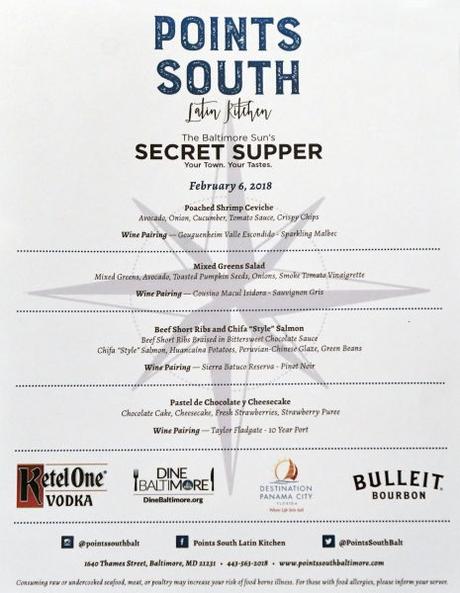 The Baltimore Sun’s Secret Supper at Points South Latin Kitchen