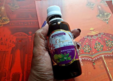 Bhrangamalakadi Organic Hair oil from Khandige
