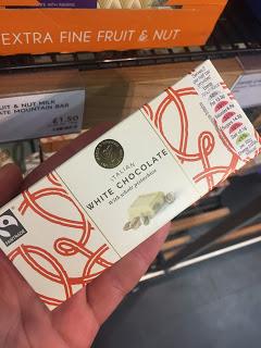 marks and spencer italian white chocolate with whole pistachio