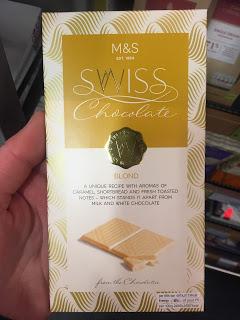 M&S Swiss Blonde Chocolate