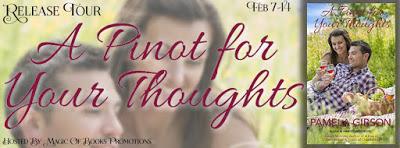 Release Tour: A Pinot for your Thoughts by Pamela Gibson