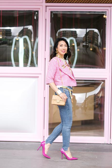 From Grandma with Love // Pink Gingham Jacket