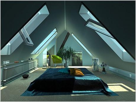 modern attic design