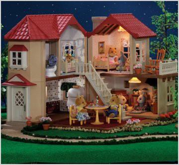 calico critters luxury townhome wallpaper